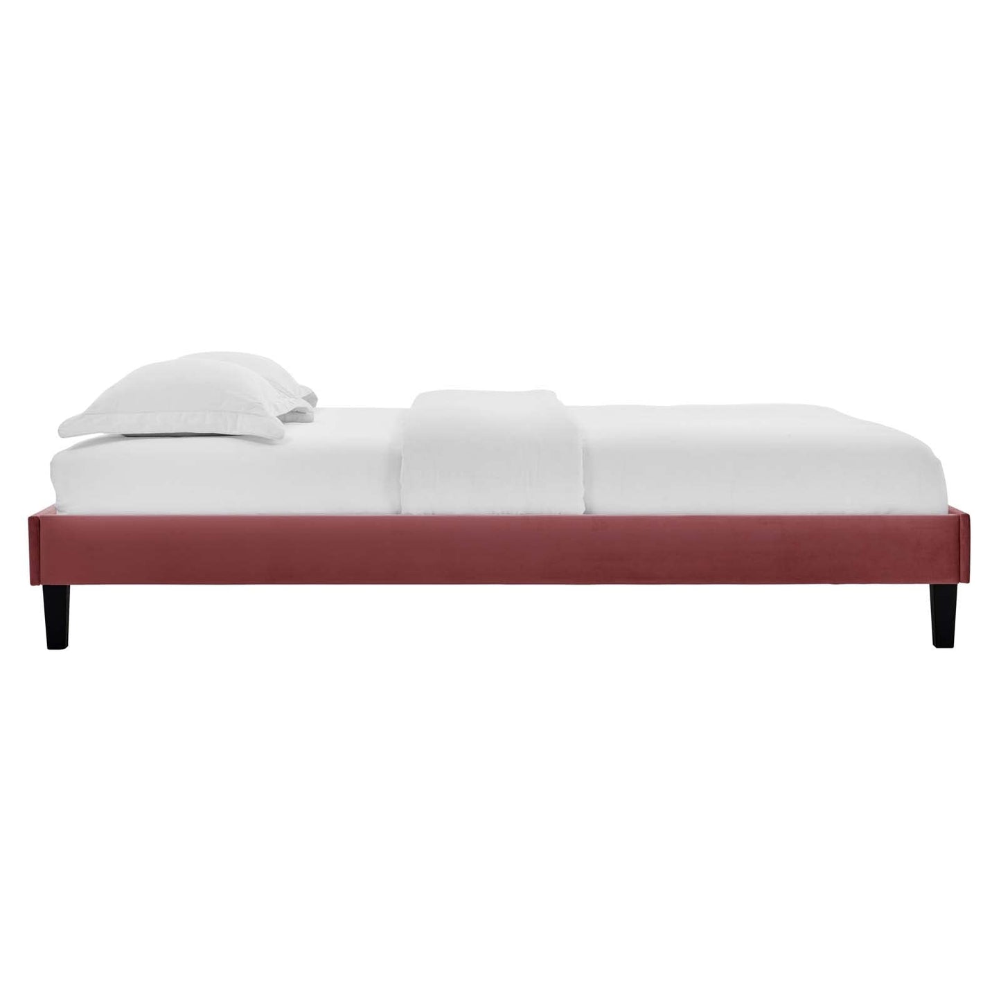 adjustable bed bases | CasaFoyer Reign Performance Velvet Full Platform Bed Frame | Stain-Resistant | Durable Poplar Wood Slat Support | 800 lbs Weight Capacity | Mattress Not Included | casafoyer.myshopify.com