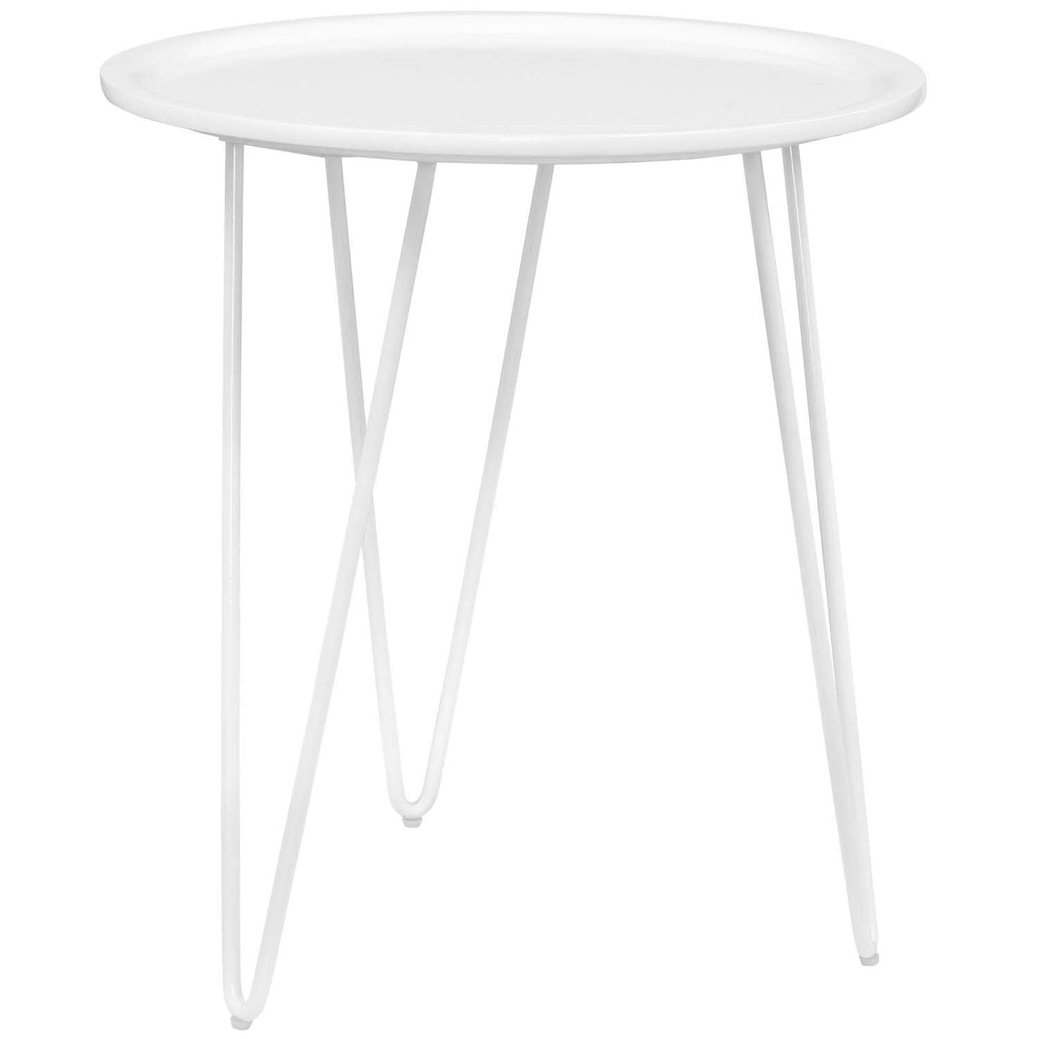 end tables | Ergode Digress Side Table | Mid-Century Design | Steel Hairpin Legs | Matte Finish | Versatile & Stylish | Perfect for Compact Living Spaces | casafoyer.myshopify.com