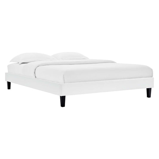 Bed | CasaFoyer Reign Performance Velvet Twin Platform Bed Frame | Durable Upholstered Bed with Sturdy Side Rails | Black Wood Legs | Twin Headboard Compatible | Assembly Required | 800 lbs Weight Capacity | casafoyer.myshopify.com