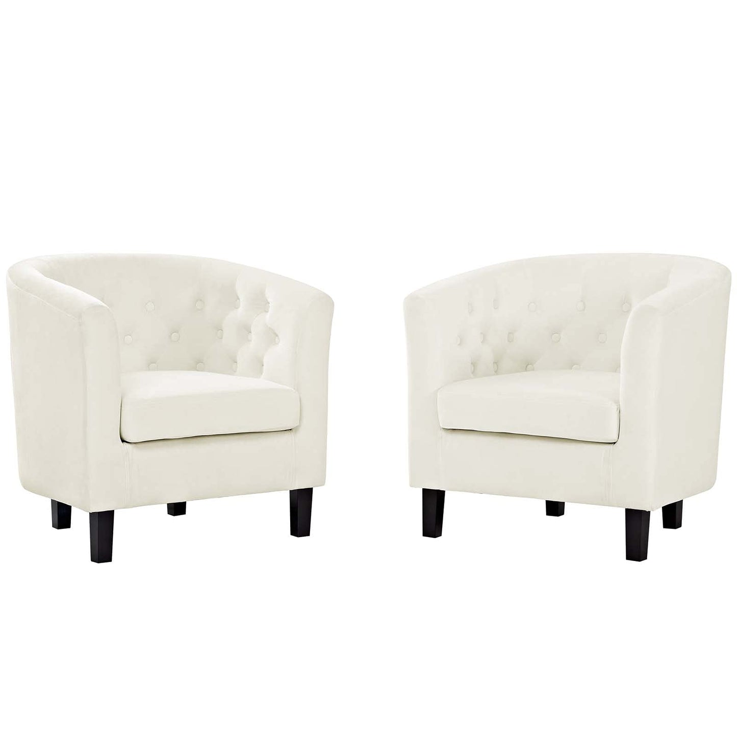 home office desk chairs | CasaFoyer Prospect Button Tufted Performance Velvet Sofa Furniture Set | Luxury & Elegance | Classic Charm & Modern Twist | Plush Foam Padding | Stain-Resistant Upholstery | Espresso Stained Legs | Non-Marking Foot Caps | Includes 2 Armchairs | casafoyer.myshopify.com