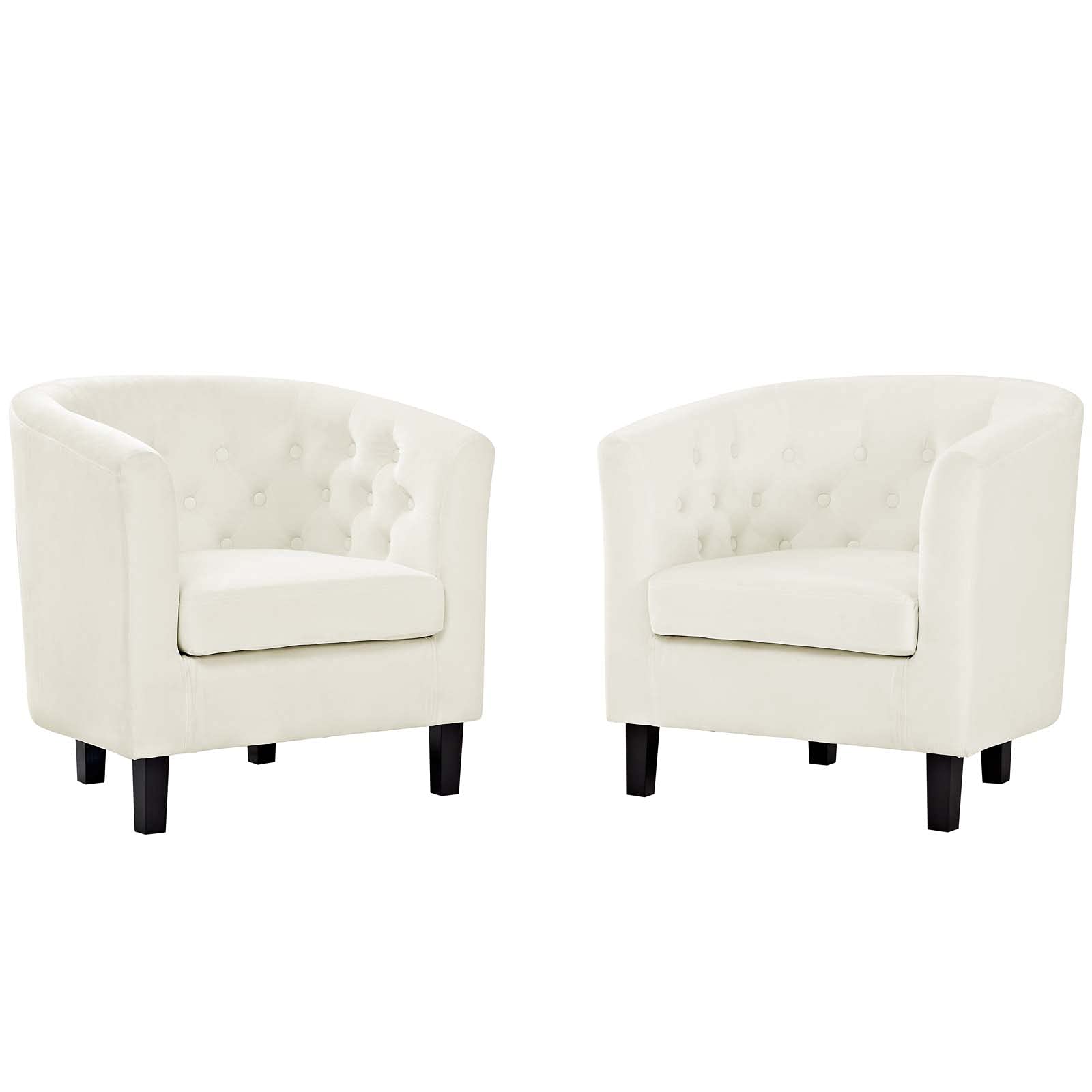 home office desk chairs | CasaFoyer Prospect Button Tufted Performance Velvet Sofa Furniture Set | Luxury & Elegance | Classic Charm & Modern Twist | Plush Foam Padding | Stain-Resistant Upholstery | Espresso Stained Legs | Non-Marking Foot Caps | Includes 2 Armchairs | casafoyer.myshopify.com
