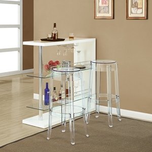 barstools | CasaFoyer Casper Bar Stool | Transparent Acrylic | Stylish & Stable Seating | Non-Marking Feet | Perfect for Any Color Scheme | casafoyer.myshopify.com