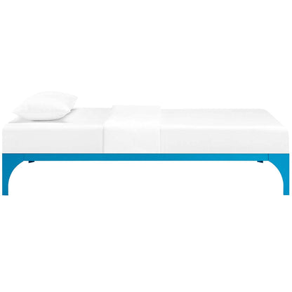 Bed | CasaFoyer Ollie Bed Frame | Slatted Wood Support System | Steel Frame | 1300 lbs Weight Capacity | Modern Design | Twin Size | casafoyer.myshopify.com