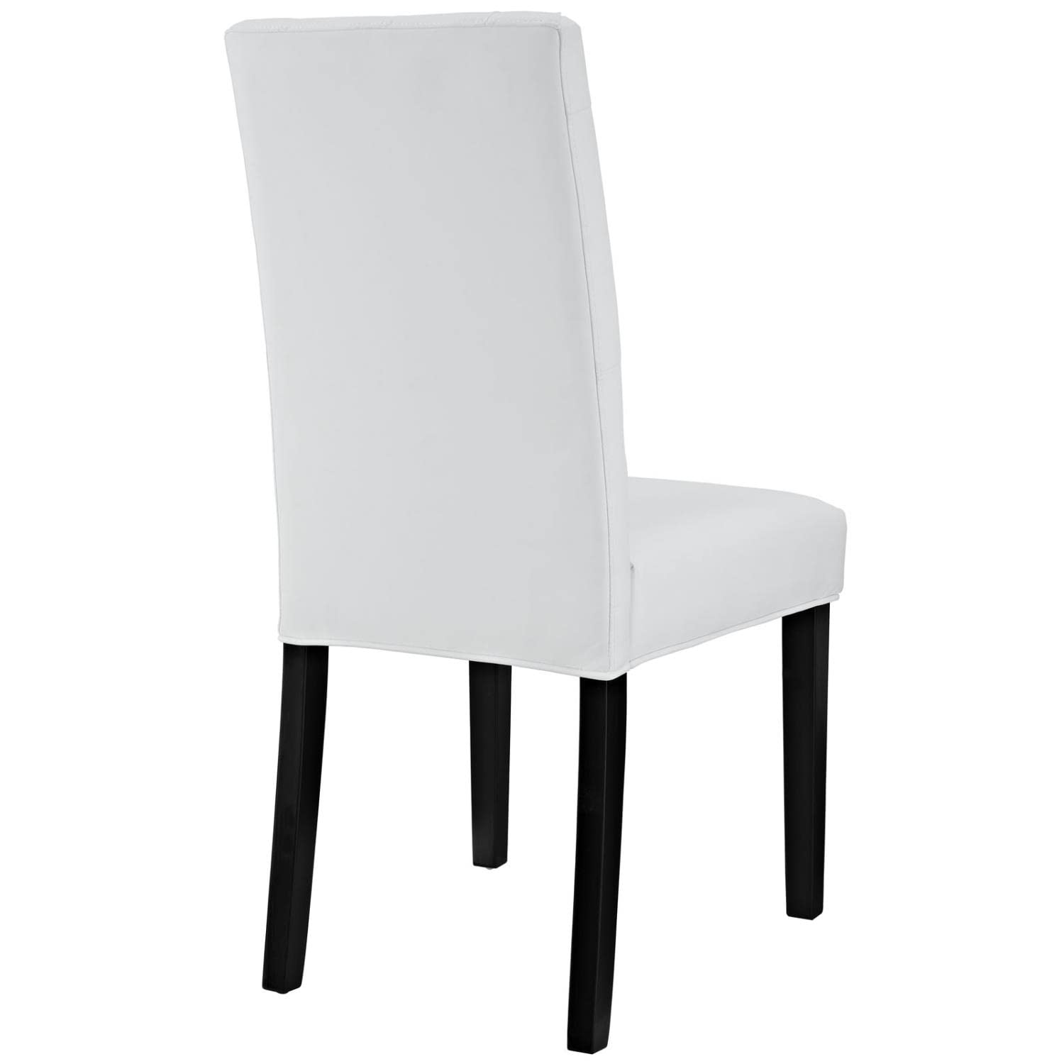 Chair | Confer Dining Chair | Luxurious Faux Leather Upholstery | Tufted Buttons | Sturdy Hardwood Legs | Enhance Dining Room Ambiance | casafoyer.myshopify.com