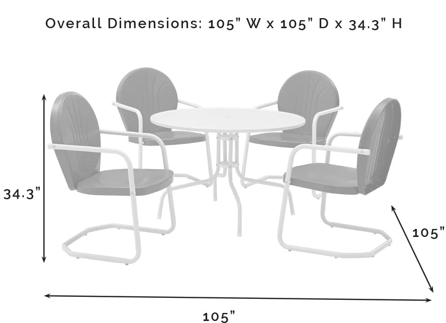 Patio Furniture Sets | Griffith Metal Outdoor Furniture Set | Ultimate Relaxation | Nostalgically Inspired Collection | Durable & Safe | Powder-Coated Finish | Unwind in Nature's Beauty | casafoyer.myshopify.com
