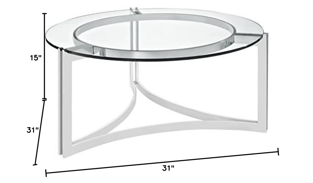 TABLE | Signet Coffee Table | Stainless Steel Frame | Tempered Glass Top | Elegant and Sophisticated Design | Perfect for Office and Home Lounges | casafoyer.myshopify.com