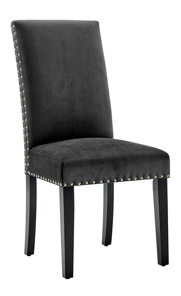 home office desk chairs | CasaFoyer Parcel Upholstered Performance Velvet Dining Room Side Chair - Set of 2 | Stain-Resistant | Vintage Modern Design | Soft Foam Padding | 285 lbs Weight Capacity | casafoyer.myshopify.com