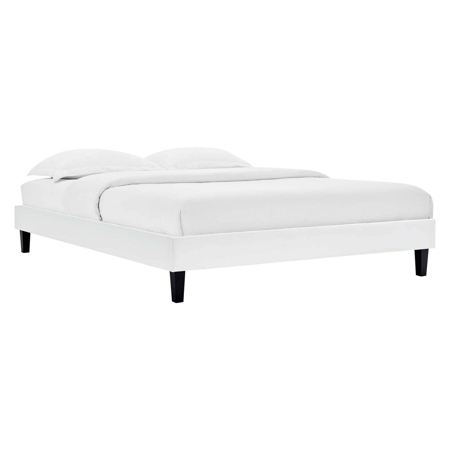 adjustable bed bases | CasaFoyer Reign Performance Velvet Full Platform Bed Frame | Stain-Resistant | Luxurious Upholstery | Stable & Sturdy | No Box Spring Needed | White | casafoyer.myshopify.com