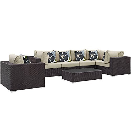 kitchen and dining room sets | CasaFoyer Convene Outdoor Sectional Set | Durable Rattan Weave | Weather-Resistant Cushions | Versatile & Stylish Patio Furniture | casafoyer.myshopify.com
