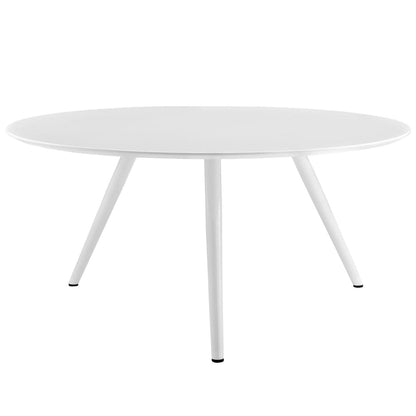 patio dining tables | CasaFoyer Lippa 60 Round Wood Top Dining Table | Timeless Elegance | Organic Shapes | Slender Pedestal | Diverse Perspectives | casafoyer.myshopify.com
