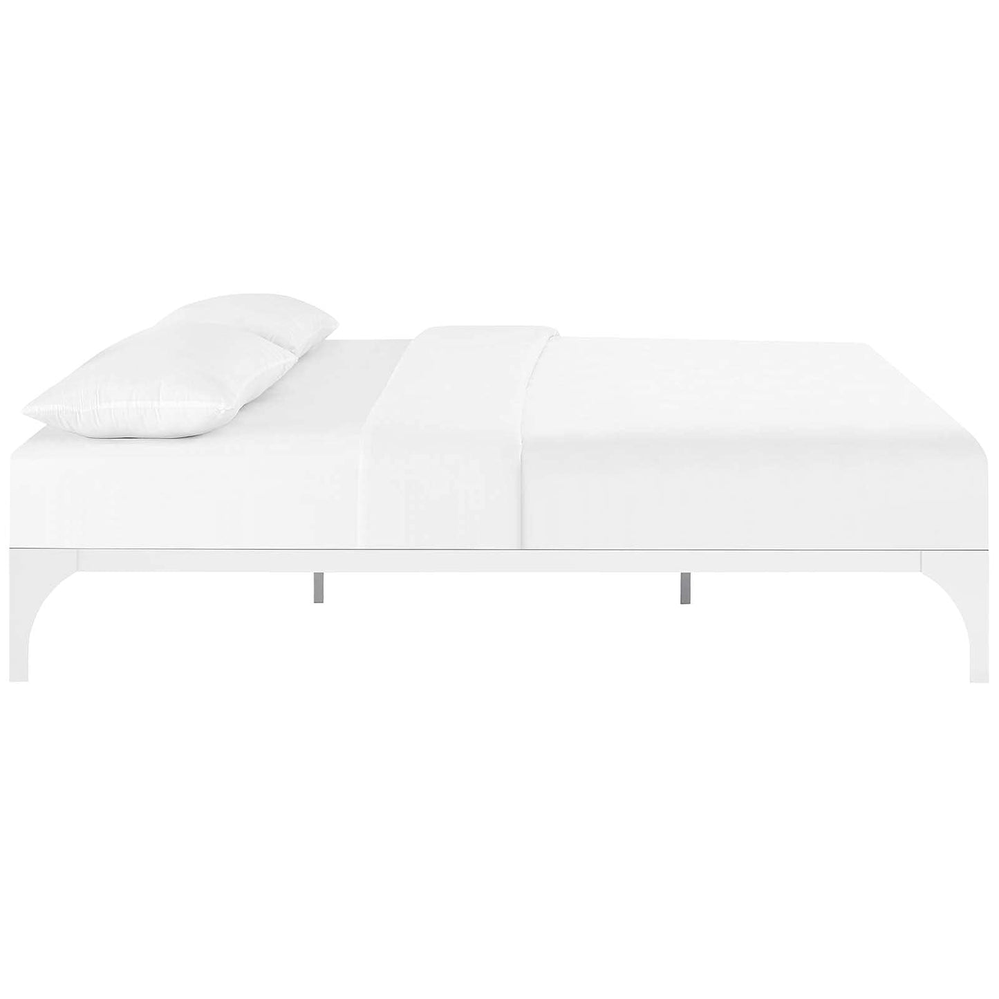 bed frames | CasaFoyer Ollie Queen Bed Frame | Solid Support for Memory Foam, Spring, Latex, and Hybrid Mattresses | Sleek and Minimalist Design | Weight Capacity of 1300 lbs | Silver | casafoyer.myshopify.com