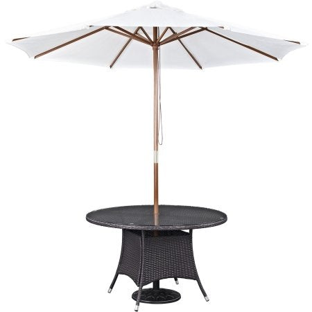 kitchen and dining room sets | CasaFoyer Marina Teak Wood Outdoor Patio Furniture Sofa Sectional Set | Luxury, Durable, All-Weather Cushions | Modern Design | Includes Coffee Table, Sofa, Armchairs | casafoyer.myshopify.com