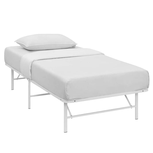 Bed | CasaFoyer Horizon Metal Bed Frame | Durable Stainless Steel | 14 Clearance | 1300 lbs Capacity | No Box Spring Needed | Easy Assembly | Twin Size | casafoyer.myshopify.com