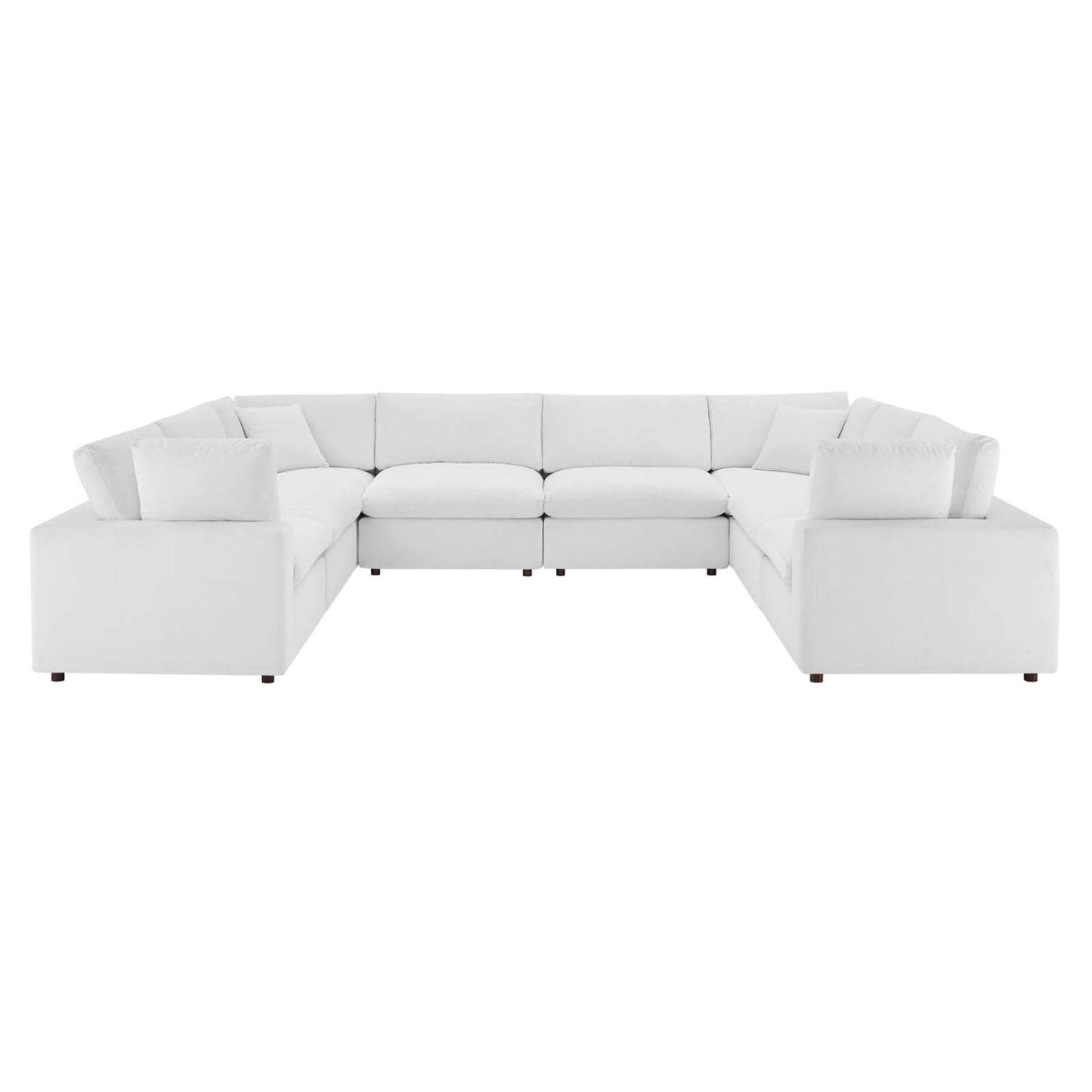 kitchen and dining room sets | CasaFoyer Commix | Luxurious Sectional Sofa Set | Stain-Resistant Velvet | Foam Padded | Overstuffed Cushions | Modern Homes | 8-Piece Set | casafoyer.myshopify.com
