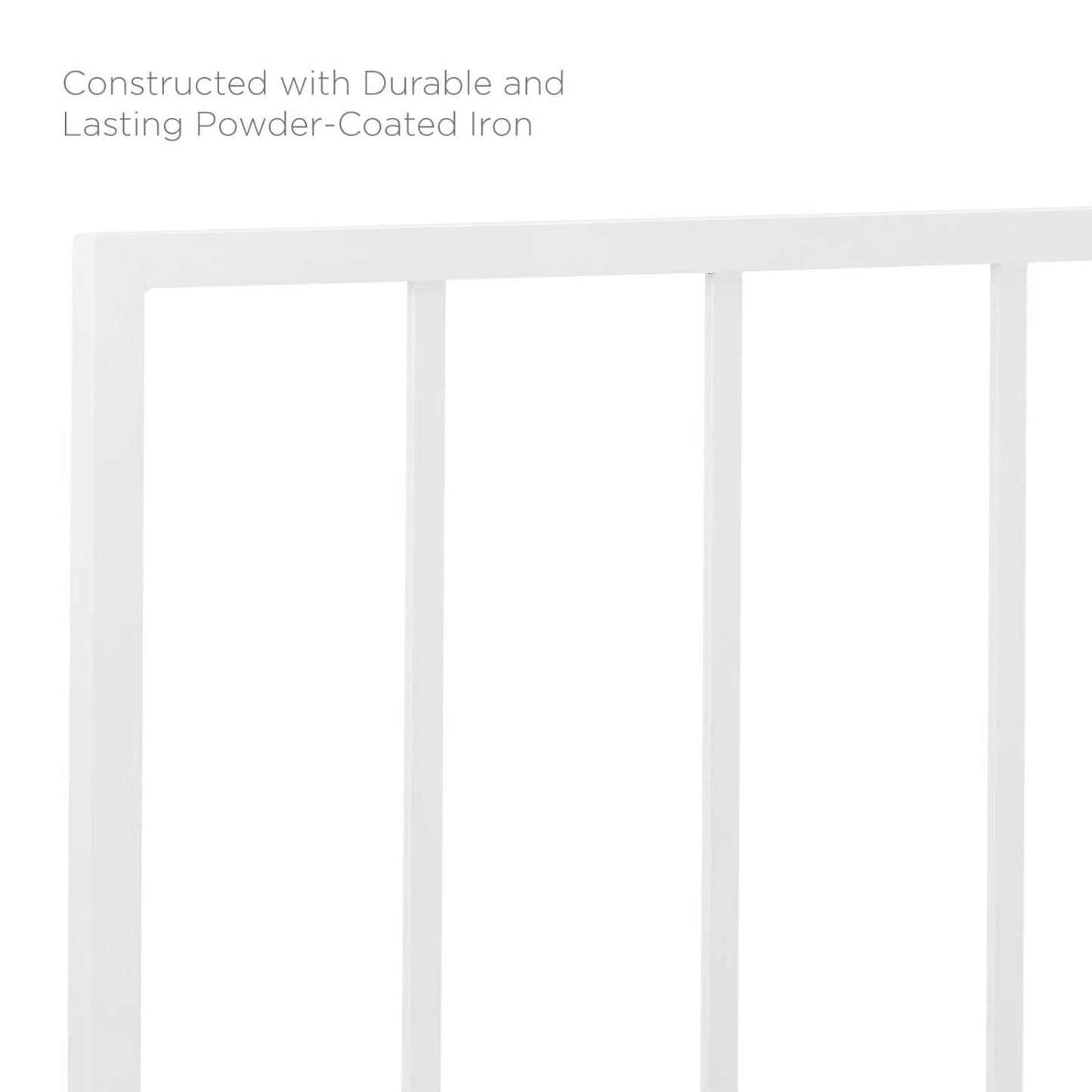 headboards | CasaFoyer Tatum Metal Full Headboard | Sleek Design | Durable Iron Construction | Height-Adjustable | Compatible with Most Full Beds | Easy Assembly | casafoyer.myshopify.com