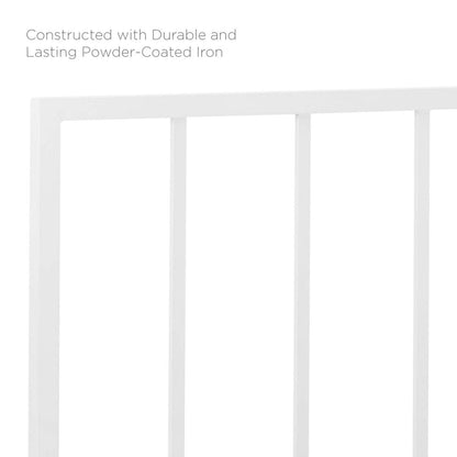headboards | CasaFoyer Tatum Metal Full Headboard | Sleek Design | Durable Iron Construction | Height-Adjustable | Compatible with Most Full Beds | Easy Assembly | casafoyer.myshopify.com