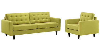 kitchen and dining room sets | CasaFoyer Empress Upholstered Armchair & Sofa Set | Holistic Design | Tufted Buttons | Luxurious Cushions | Regal Armrests | Sturdy Wooden Legs | Floor Protection | Exquisite Fabric Upholstery | casafoyer.myshopify.com