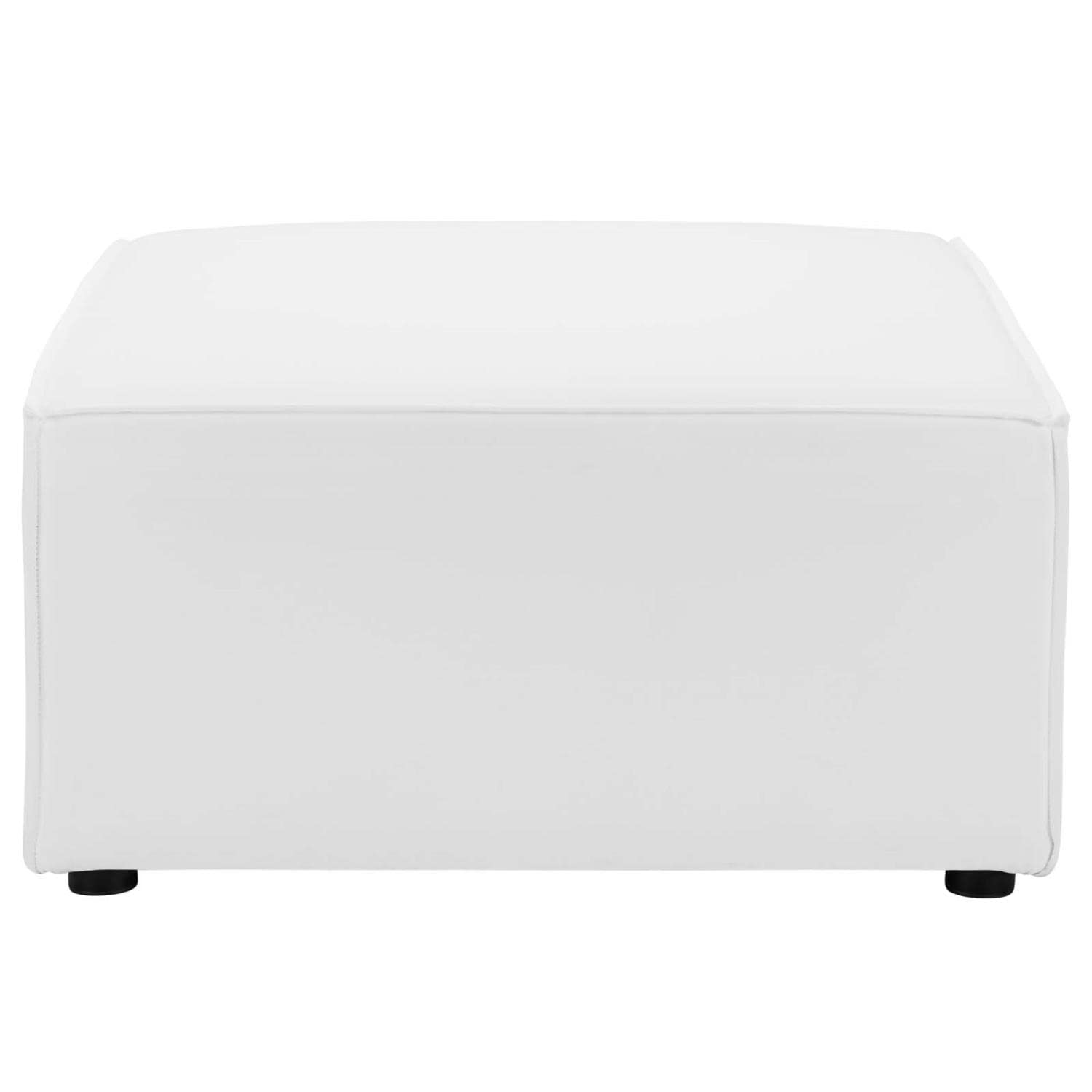 ottomans | CasaFoyer Outdoor Patio Saybrook Upholstered Sectional Sofa Ottoman | Comfortable | Weather-Resistant | Elegant Design | White | casafoyer.myshopify.com