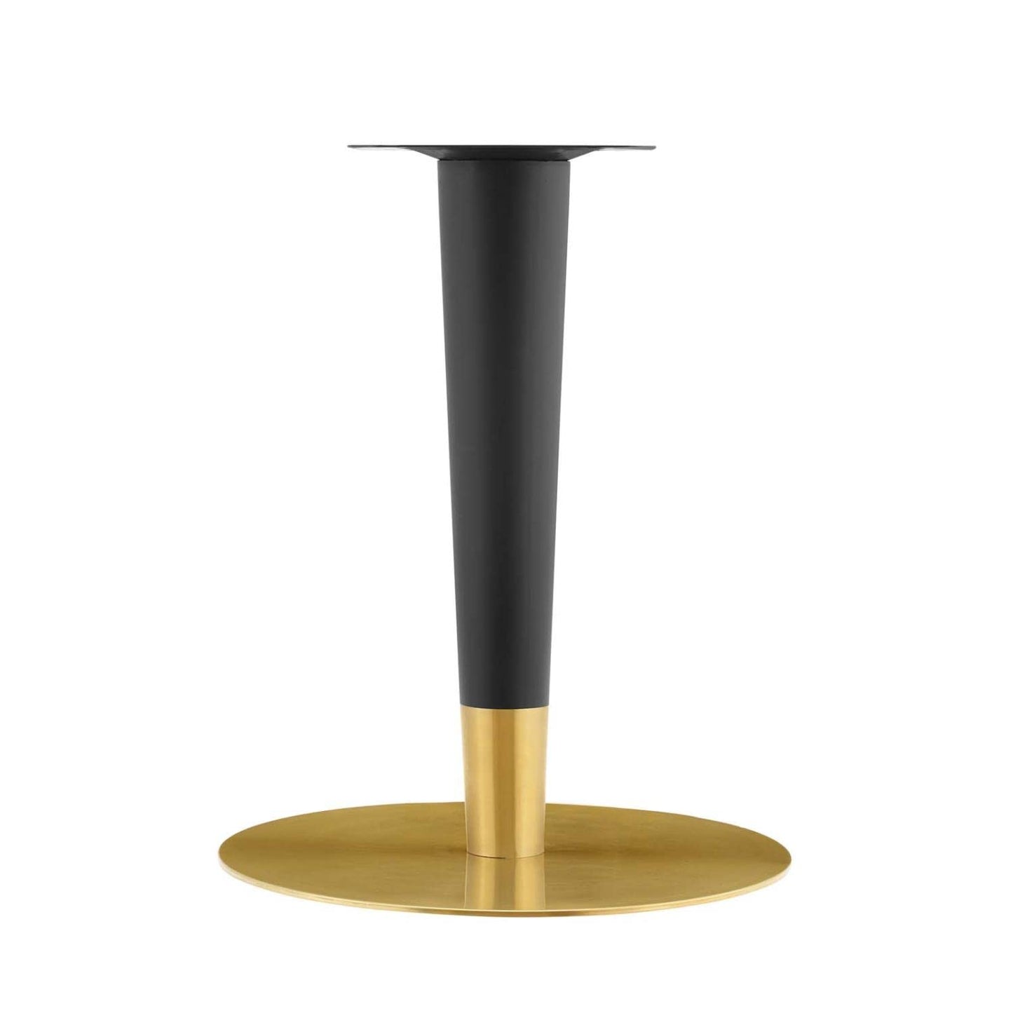 patio dining tables | CasaFoyer Zinque 47 Dining Table | Modern Mid-Century Design | MDF Tabletop with Wood Grain Veneer | Black & Gold Tapered Base | Easy to Clean | Non-Marking Ring | Assembly Required | casafoyer.myshopify.com
