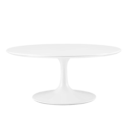 TABLE | Lippa 36 Coffee Table | Iconic Modern Design | Scratch-Resistant Finish | White | casafoyer.myshopify.com