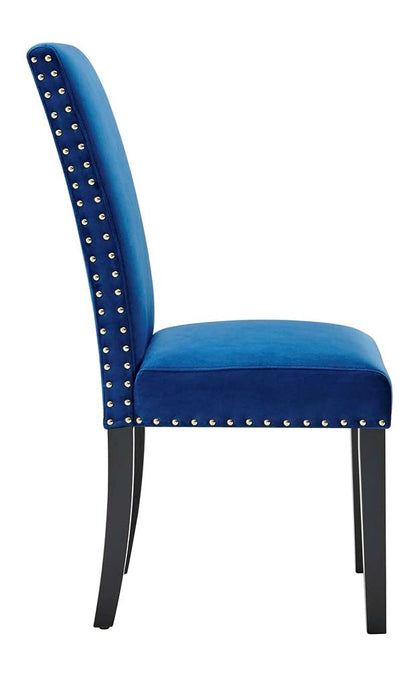home office desk chairs | CasaFoyer Elevate your dining room with the Parcel Upholstered Velvet Dining Side Chairs | Set of 2 | Stain-Resistant | Nailhead Trim | Foam Padded | 285 lbs Capacity | casafoyer.myshopify.com