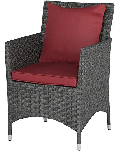 Patio Furniture Sets | Sojourn Outdoor Patio Furniture Collection | Dining Arm Chair | Sunbrella Cushions | Synthetic Rattan Weave | UV Protection | Aluminum Frame | casafoyer.myshopify.com