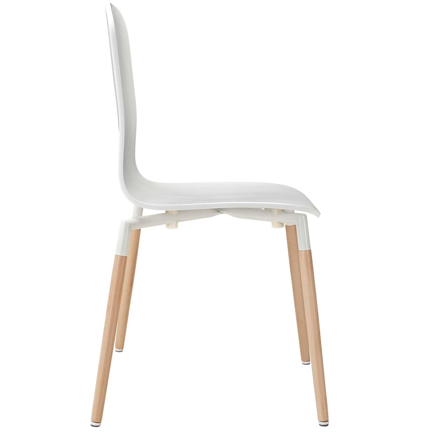 home office desk chairs | CasaFoyer Stack Wood Dining Chair | Sleek & Elegant Design | Steel Top | Beech Wood Legs | Painted Finish | Ideal for Minimalist Interiors | casafoyer.myshopify.com