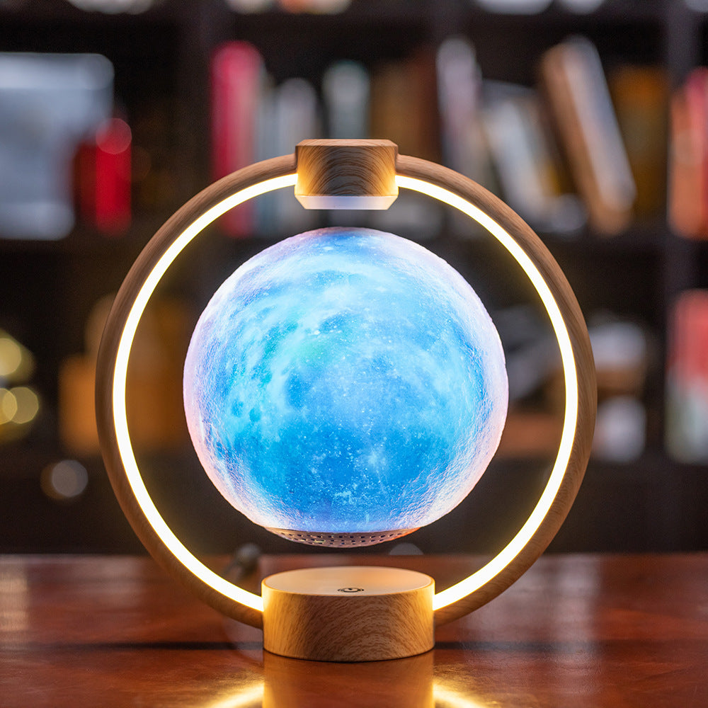 Decorative Light | CasaFoyer Maglev Moon Light with in-built Bluetooth Speaker 3D Stereo | casafoyer.myshopify.com