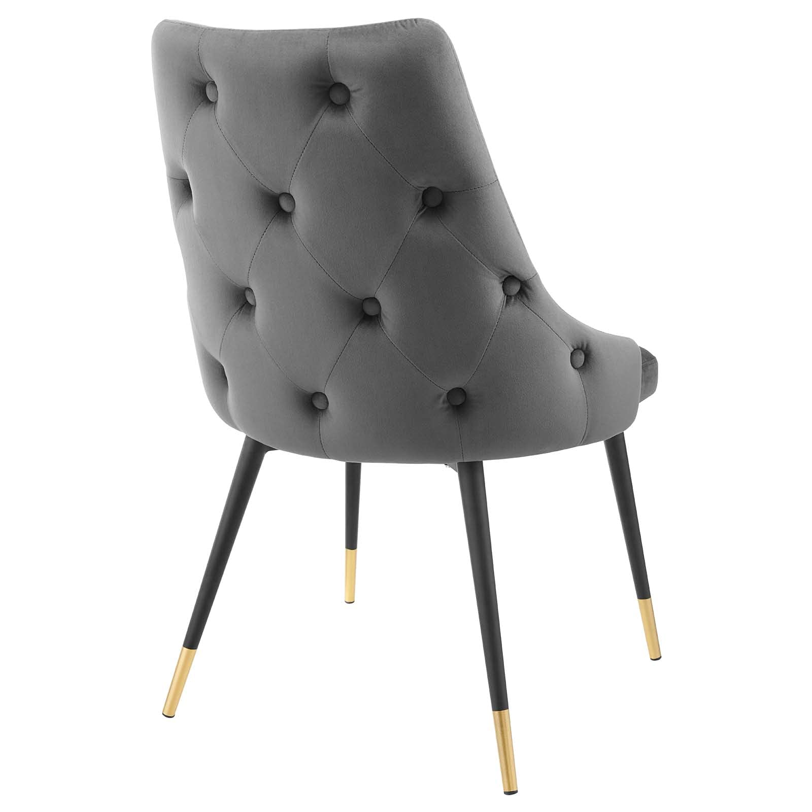 home office desk chairs | CasaFoyer Adorn Tufted Performance Velvet Dining Side Chair | Elegant, Plush, Stain-Resistant | Vintage Modern Style | 300 lbs. Capacity | Non-Marking Foot Caps | casafoyer.myshopify.com
