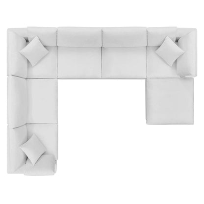 sofas | CasaFoyer Commix Sectional Sofa | Luxurious & Inviting | Elegant Design | Stain-Resistant Velvet | Foam & Down Feather Cushions | Includes Ottoman | Perfect for Living, Family, or Game Room | casafoyer.myshopify.com