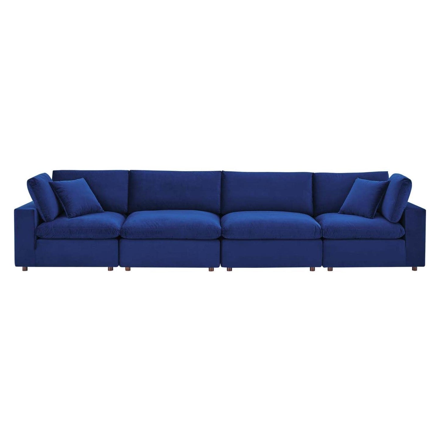sofas | CasaFoyer Commix Sofa Set | Luxurious & Inviting | Plush Comfort | Stain-Resistant Velvet | Solid Wood Construction | Navy | casafoyer.myshopify.com