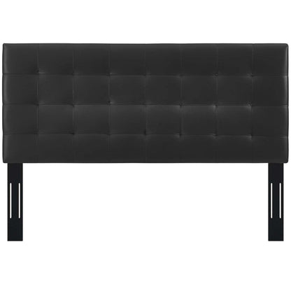 headboards | CasaFoyer Paisley Tufted Full/Queen Headboard | Upholstered Faux Leather - Black | Adjustable Height, Sturdy Frame | Customizable Comfort | | casafoyer.myshopify.com