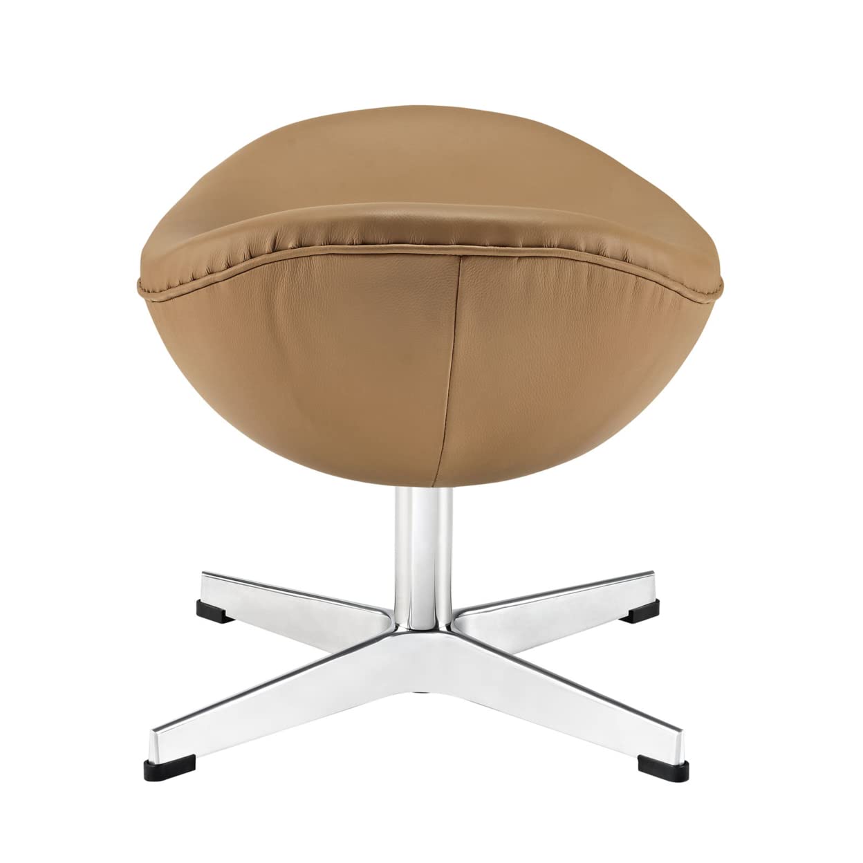 ottomans | CasaFoyer Glove Ottoman | Exquisite Balance & Elegance | Genuine Leather | Maximum Comfort | Terracotta | casafoyer.myshopify.com