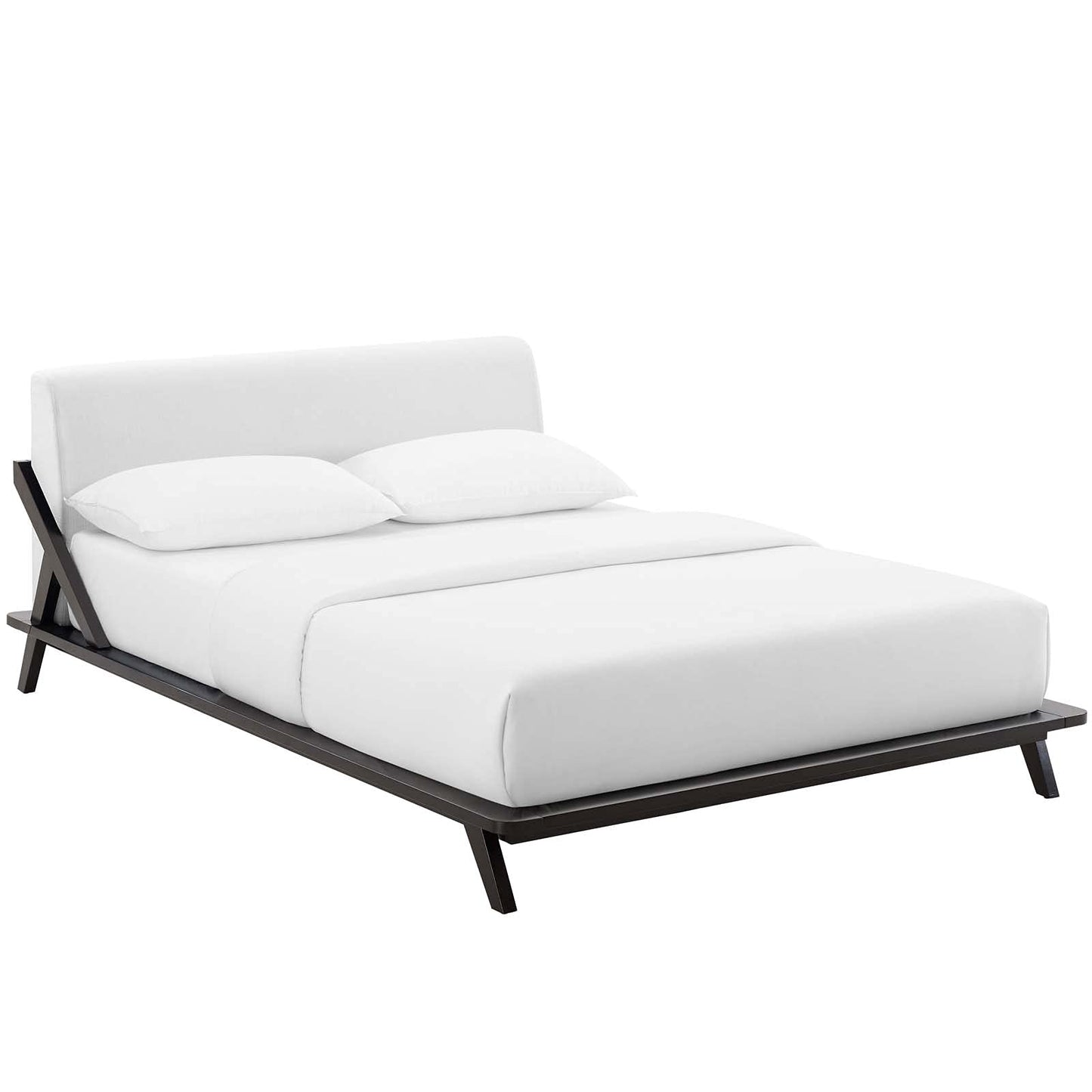 adjustable bed bases | CasaFoyer Luella Queen Platform Bed | Tranquil Sleep | Elegant Sled Design | Premium Upholstery | Solid Wood Frame | Slatted Support System | Mid-Century Style | Accommodates up to 800 lbs | casafoyer.myshopify.com