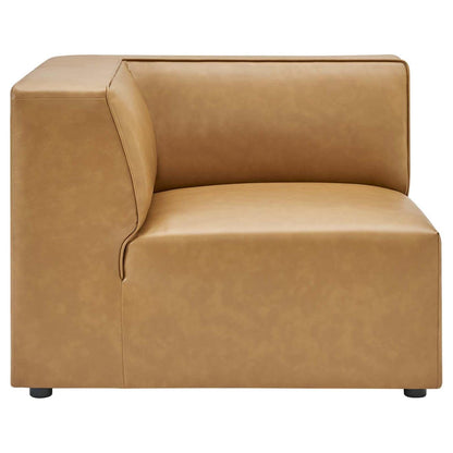 sofas | CasaFoyer Mingle Vegan Leather Corner Chair | Ultimate Comfort & Style | Spacious Seating | Dense Foam Padding | Versatile Design | Luxurious Upholstery | Elegant Piping | Sturdy Legs | casafoyer.myshopify.com