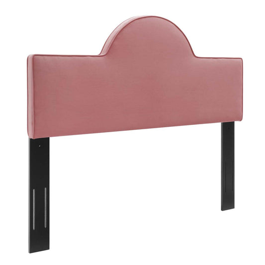Bed | CasaFoyer Dawn Performance Velvet King/California King Headboard | Sunrise-Inspired Design | Stain-Resistant Luxury Upholstery | Plush & Supportive | Adjustable Height | Easy Assembly | casafoyer.myshopify.com