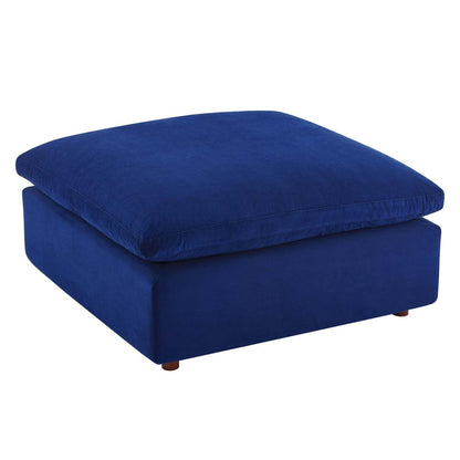 kitchen and dining room sets | CasaFoyer Commix Luxurious Sectional Sofa | Stain-Resistant Velvet Upholstery | Includes Ottoman, Armless & Corner Chairs | Navy | casafoyer.myshopify.com