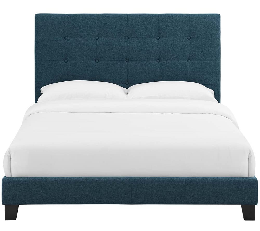 adjustable bed bases | CasaFoyer Melanie Queen Platform Bed | Chic Elegance | Contemporary Style | Upholstered Fabric | Wood Frame | No Box Spring | 800 lbs Weight Capacity | casafoyer.myshopify.com