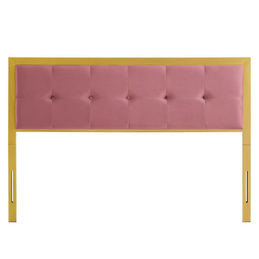headboards | CasaFoyer Teagan Tufted Performance Velvet King Headboard | Vintage Modern Elegance | Glamorous Deco Style | Stain-Resistant | Dense Foam Cushioning | Durable Metal Frame | casafoyer.myshopify.com