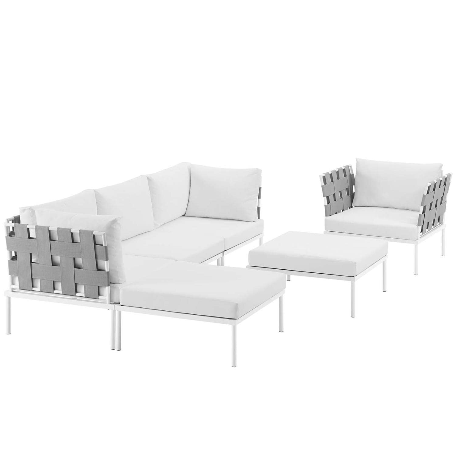 executive chairs | CasaFoyer Harmony Outdoor Patio Sectional Sofa Furniture Set | All-Weather Waterproof | Machine Washable Cushions | High-Quality Materials | Versatile Arrangement | casafoyer.myshopify.com