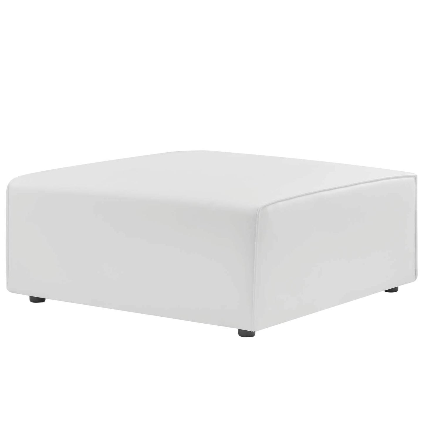 ottomans | CasaFoyer Mingle Vegan Leather Ottoman | Comfort & Style | Spacious & Visually Appealing | Dense Foam Padding | Adjustable & Versatile | Luxurious Vegan Leather Upholstery | Sturdy Legs | Modular Sectional Collection | casafoyer.myshopify.com
