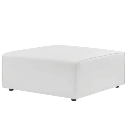 ottomans | CasaFoyer Mingle Vegan Leather Ottoman | Comfort & Style | Spacious & Visually Appealing | Dense Foam Padding | Adjustable & Versatile | Luxurious Vegan Leather Upholstery | Sturdy Legs | Modular Sectional Collection | casafoyer.myshopify.com