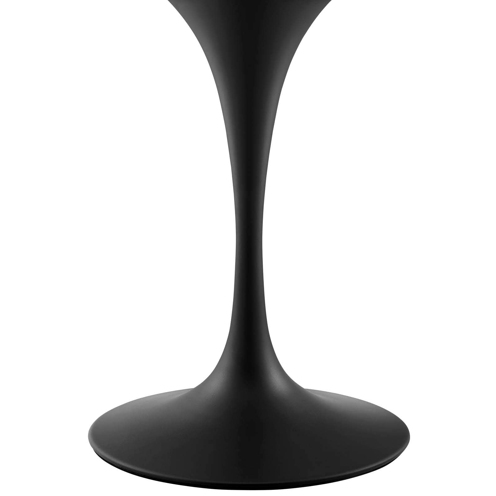 patio dining tables | CasaFoyer Lippa 36 Round Dining Table | Timeless Modern Design | Artificial Marble Top | Scratch Resistant Finish | Tapered Metal Base | casafoyer.myshopify.com