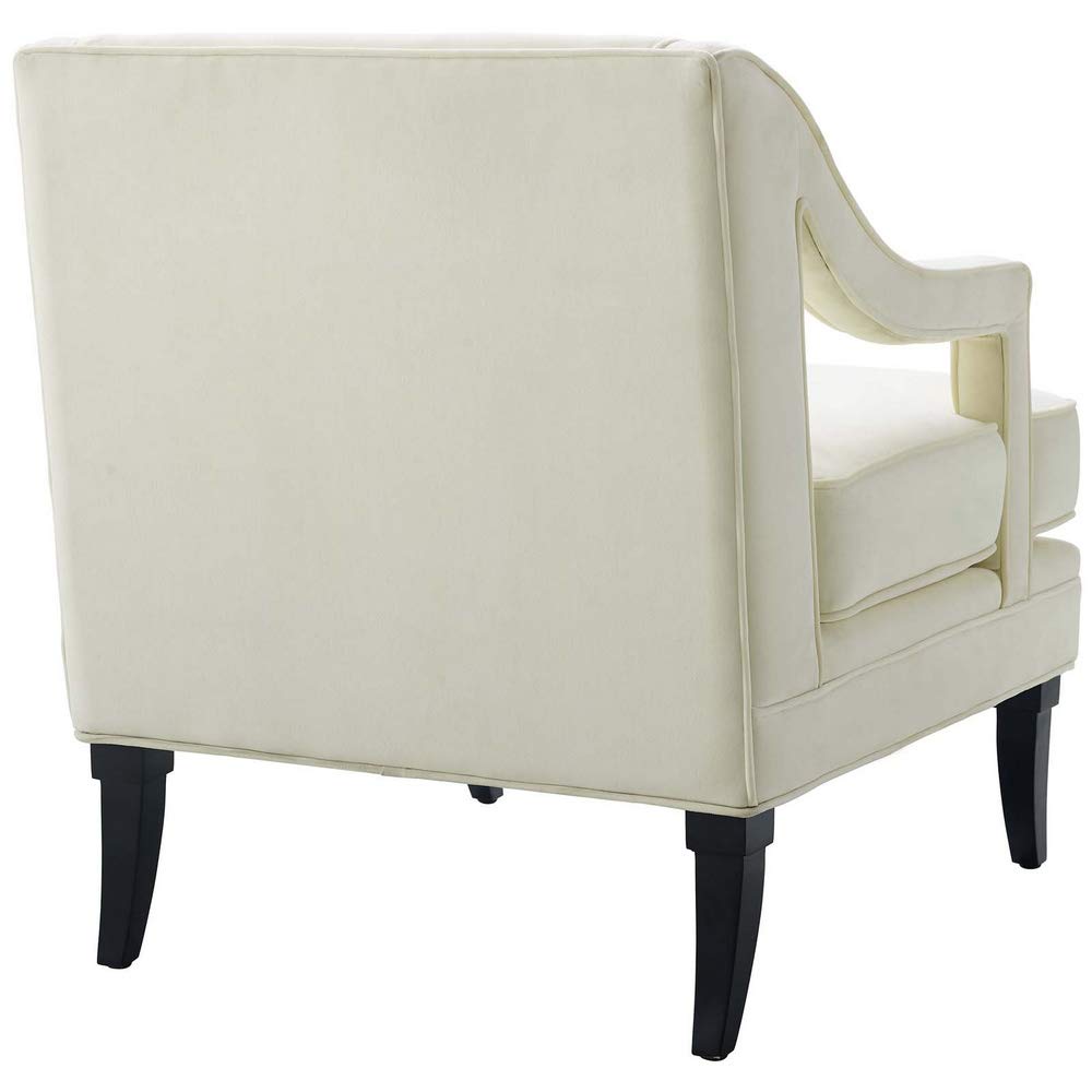home office desk chairs | CasaFoyer Concur Performance Velvet Armchair | Sleek Design | Stain-Resistant | Plush Cushion | Machine Washable Cover | Solid Birch Legs | Modern & Mid-Century Decor | 331 lbs Weight Capacity | casafoyer.myshopify.com
