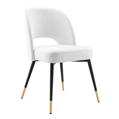home office desk chairs | CasaFoyer Rouse Dining Side Chair Set | Elegant & Cozy | Foam Padded Velvet Upholstery | Bentwood Construction | Matte Black Stainless Steel Legs | 331 lbs Weight Capacity | Set of 2 | casafoyer.myshopify.com