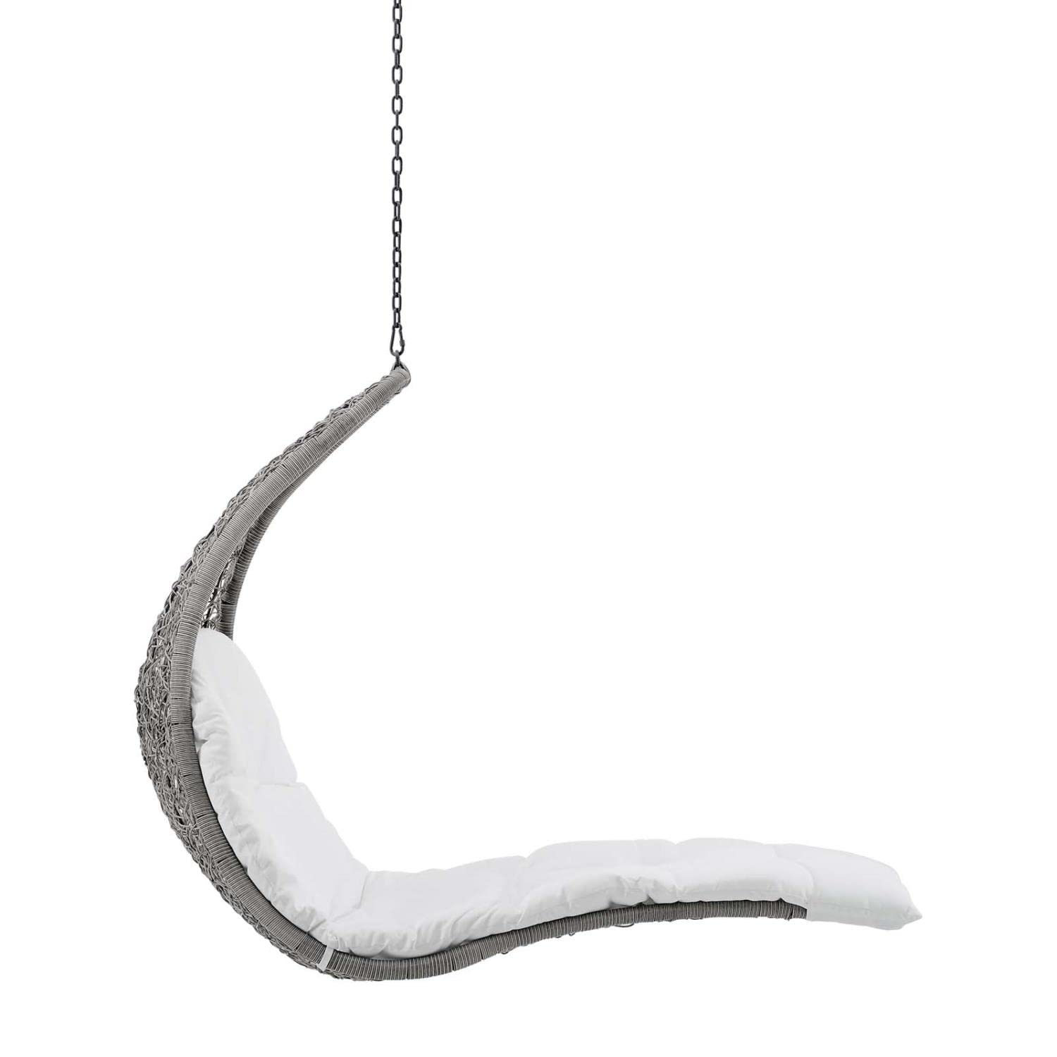 executive chairs | CasaFoyer Landscape Outdoor Patio Hanging Chaise Lounge Swing Chair | Modern Design | All-Weather Cushion | Sturdy Metal Chain | Relax in Style Outdoors | casafoyer.myshopify.com