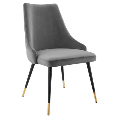 home office desk chairs | CasaFoyer Adorn Tufted Performance Velvet Dining Side Chair | Elegant, Plush, Stain-Resistant | Vintage Modern Style | 300 lbs. Capacity | Non-Marking Foot Caps | casafoyer.myshopify.com