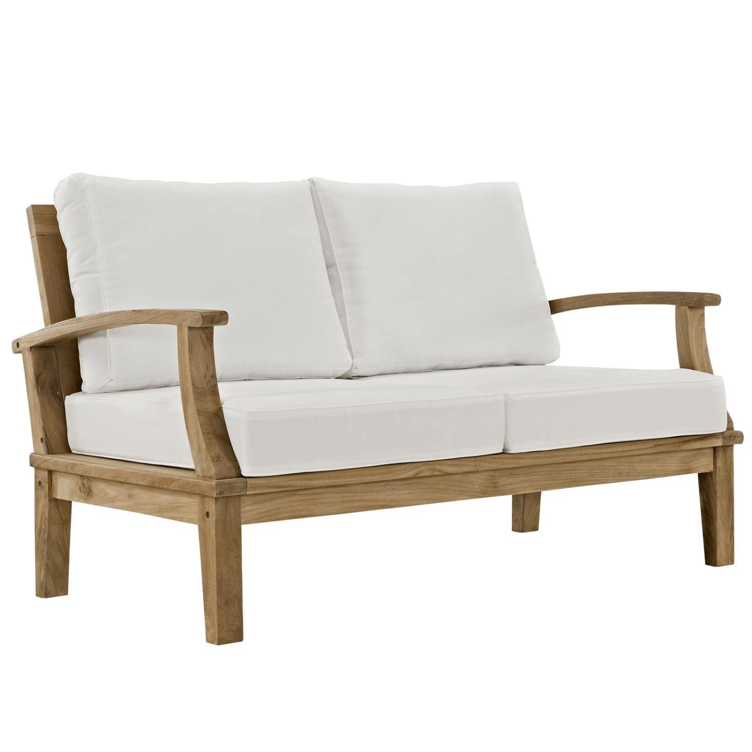 Patio Furniture Sets | Marina Teak Wood Outdoor Patio Furniture Sofa Sectional Set | Luxury | Durable | All-Weather Cushions | Modern Design | Easy Assembly | casafoyer.myshopify.com