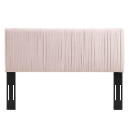 headboards | CasaFoyer Eloise Channel Tufted Performance Velvet Twin Headboard | Vintage Modern Glamour | Adjustable Height | Stain-Resistant Upholstery | casafoyer.myshopify.com