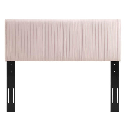 headboards | CasaFoyer Eloise Channel Tufted Performance Velvet Twin Headboard | Vintage Modern Glamour | Adjustable Height | Stain-Resistant Upholstery | casafoyer.myshopify.com